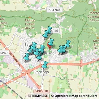 Mappa Via Santo Stefano, 25050 Rodengo-Saiano BS, Italia (0.6965)