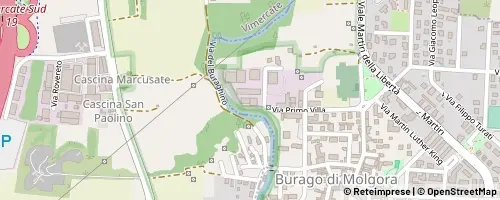 Mappa Burago di Molgora