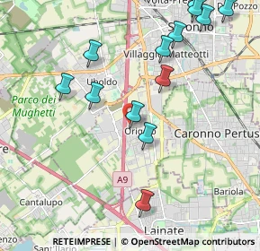 Mappa Via Gran Paradiso, 21040 Origgio VA, Italia (2.30923)