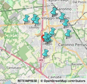 Mappa Via Gran Paradiso, 21040 Origgio VA, Italia (1.53308)