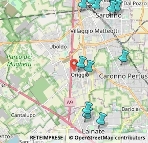 Mappa Via Gran Paradiso, 21040 Origgio VA, Italia (2.70167)