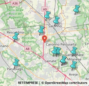 Mappa Via Gran Paradiso, 21040 Origgio VA, Italia (4.68083)