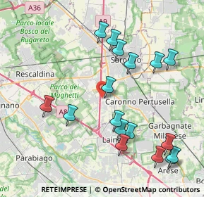 Mappa Via Gran Paradiso, 21040 Origgio VA, Italia (4.35412)