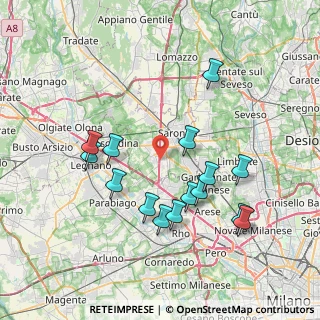 Mappa Origgio, 21040 Origgio VA, Italia (7.552)