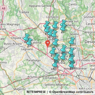 Mappa Origgio, 21040 Origgio VA, Italia (6.67211)
