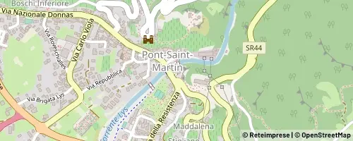 Mappa Pont-Saint-Martin