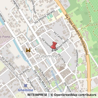Mappa Via Silvio Pellico, 15, 28074 Ghemme, Novara (Piemonte)