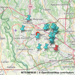 Mappa Via D'acquisto Salvo, 21052 Busto Arsizio VA, Italia (6.67471)
