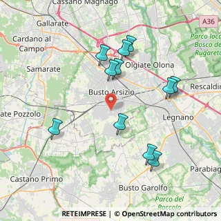 Mappa Via D'acquisto Salvo, 21052 Busto Arsizio VA, Italia (3.93455)