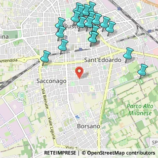 Mappa Via Francesco Ferrer, 21052 Busto Arsizio VA, Italia (1.3205)