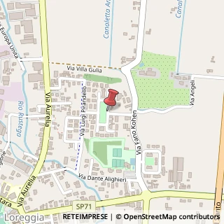 Mappa Via ruzzante 26, 35017 Loreggia, Padova (Veneto)