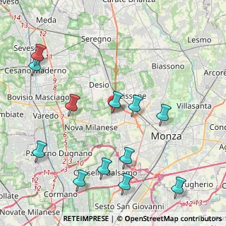 Mappa Via S. Allende, 20835 Muggiò MB, Italia (4.975)