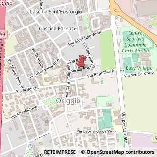 Mappa Via Repubblica, 32, 21040 Origgio VA, Italia, 21040 Origgio, Varese (Lombardia)