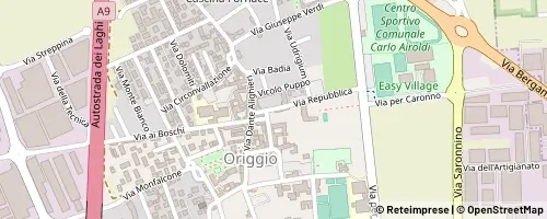 Mappa Origgio