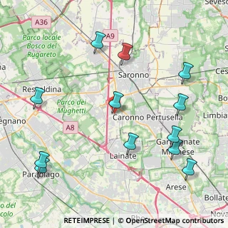 Mappa Via Repubblica, 21040 Origgio VA, Italia (5.06583)