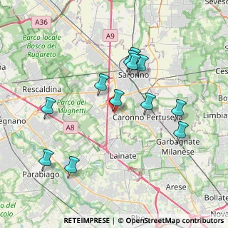 Mappa Via Repubblica, 21040 Origgio VA, Italia (3.76583)