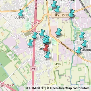 Mappa Via Repubblica, 21040 Origgio VA, Italia (1.063)