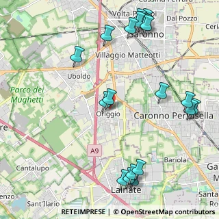 Mappa Via Repubblica, 21040 Origgio VA, Italia (2.695)