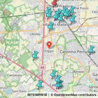 Mappa Via Repubblica, 21040 Origgio VA, Italia (2.899)