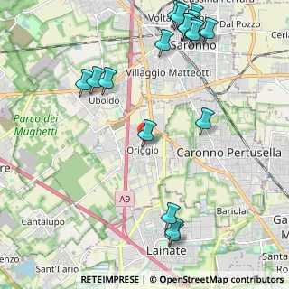 Mappa Via Repubblica, 21040 Origgio VA, Italia (2.79211)
