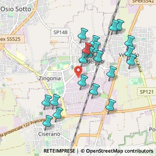Mappa 24049 Verdellino BG, Italia (1.0285)
