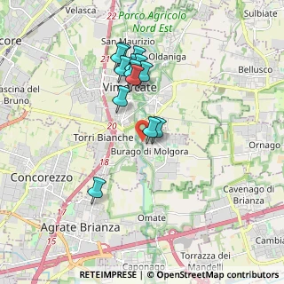 Mappa Via Primo Villa, 20875 Burago di Molgora MB, Italia (1.62154)