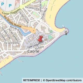 Mappa Calle Ospedale, 14, 30021 Caorle, Venezia (Veneto)