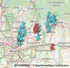 Mappa Piazza Dante, 20876 Ornago MB, Italia (12.85158)