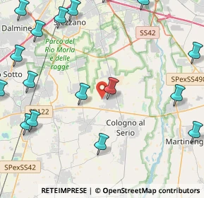 Mappa Via San Filippo Neri, 24059 Urgnano BG, Italia (6.3615)