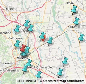 Mappa Via dell'Artigianato, 36043 Bolzano Vicentino VI, Italia (10.0395)