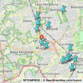 Mappa Via Padova, 20835 Muggiò MB, Italia (2.692)