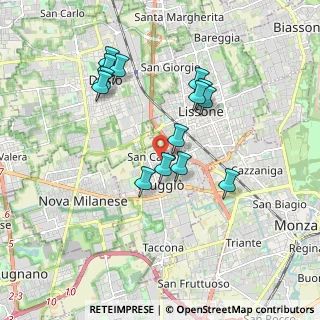 Mappa Via Padova, 20835 Muggiò MB, Italia (1.69286)