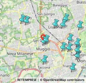 Mappa Via Padova, 20835 Muggiò MB, Italia (2.30938)