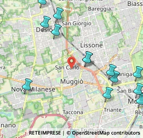 Mappa Via Padova, 20835 Muggiò MB, Italia (2.806)