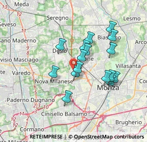 Mappa Via Padova, 20835 Muggiò MB, Italia (2.97313)