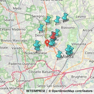 Mappa Via Padova, 20835 Muggiò MB, Italia (2.97563)