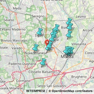 Mappa Via Padova, 20835 Muggiò MB, Italia (2.97313)