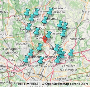 Mappa Via Padova, 20835 Muggiò MB, Italia (7.187)