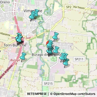 Mappa Via Villa, 20875 Burago di Molgora MB, Italia (0.937)