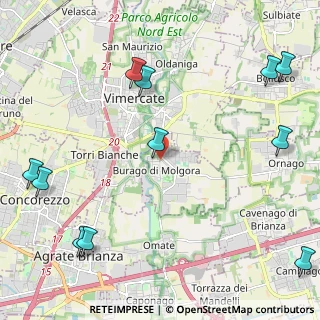 Mappa Via Villa, 20875 Burago di Molgora MB, Italia (3.00818)