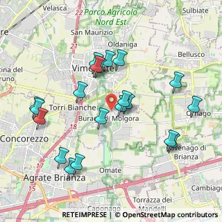Mappa Via Villa, 20875 Burago di Molgora MB, Italia (2)