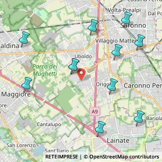 Mappa Via dell'Industria, 21040 Origgio VA, Italia (2.54091)