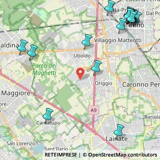Mappa Via dell'Industria, 21040 Origgio VA, Italia (3.471)