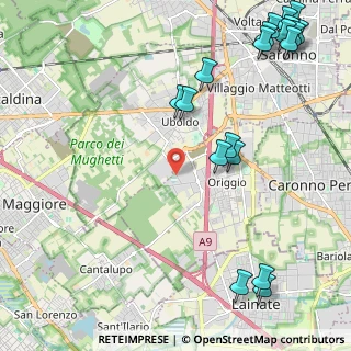 Mappa Via dell'Industria, 21040 Origgio VA, Italia (3.06579)