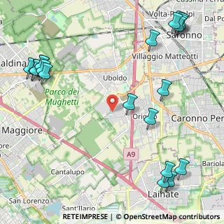 Mappa Via dell'Industria, 21040 Origgio VA, Italia (3.104)