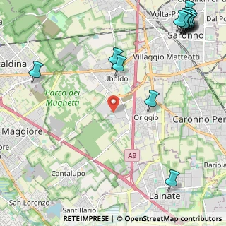 Mappa Via dell'Industria, 21040 Origgio VA, Italia (3.50824)