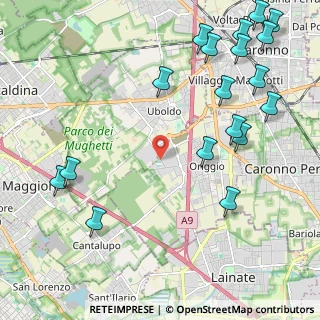 Mappa Via dell'Industria, 21040 Origgio VA, Italia (2.81889)