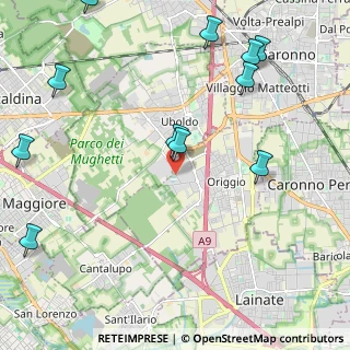 Mappa Via dell'Industria, 21040 Origgio VA, Italia (2.78364)