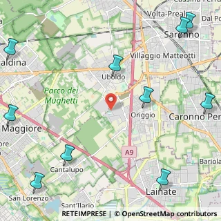 Mappa Via dell'Industria, 21040 Origgio VA, Italia (3.45182)