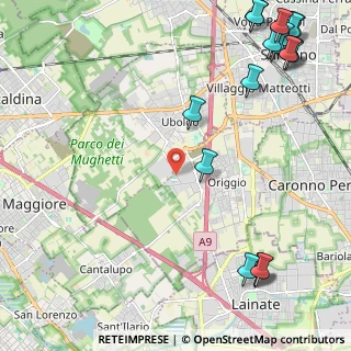 Mappa Via dell'Industria, 21040 Origgio VA, Italia (3.32389)